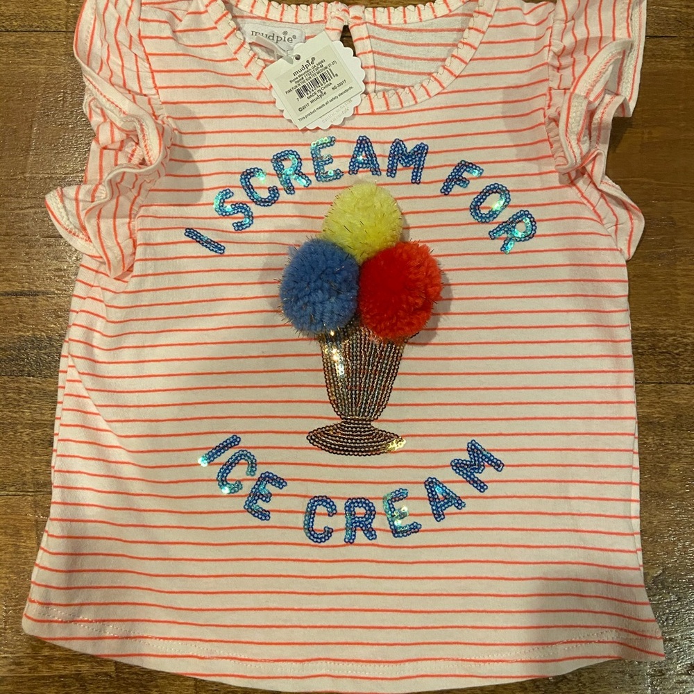 Mudpie I Scream for Ice Cream shirt
